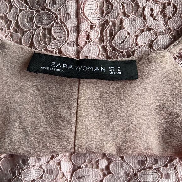 Zara Woman Size M Cap Sleeve Dress - Picture 10 of 11
